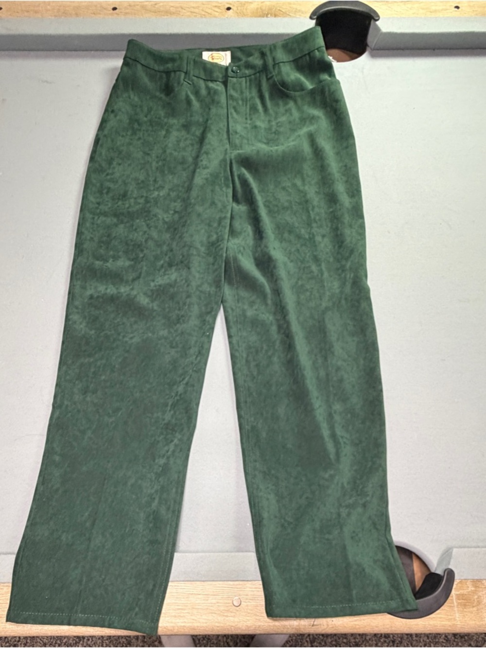 Talbots Forest Green Velvet Trousers